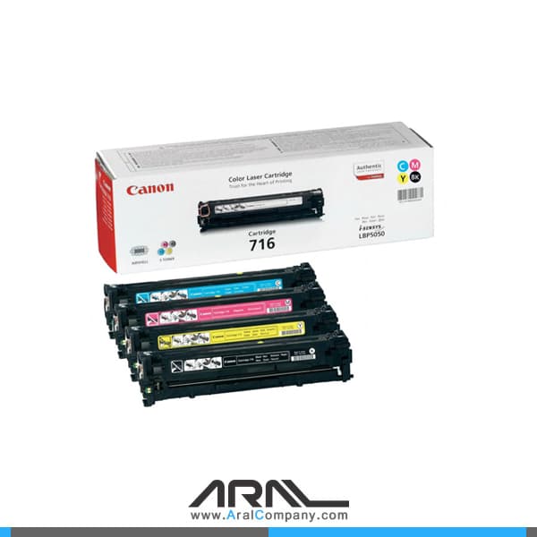 ست رنگی کارتریج کانن مدل CANON 716
