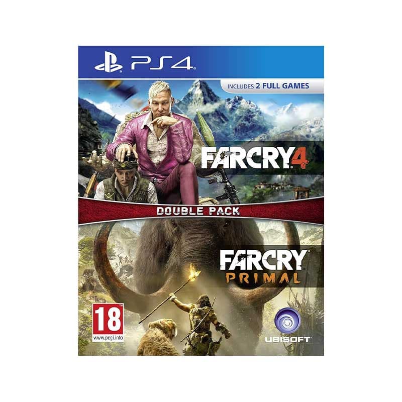 بازی Far Cry 4 + Far Cry Primal Double Pack برای PS4