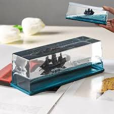 کشتی معلق مدل مروارید سیاه ( دزدان دریایی کارائیب)WarShipمدل-14cm — تصویر ۳