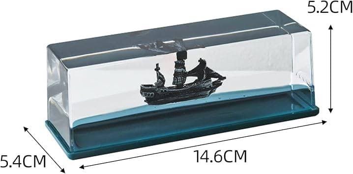 کشتی معلق مدل مروارید سیاه ( دزدان دریایی کارائیب)WarShipمدل-14cm — تصویر ۴