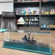 کشتی معلق مدل مروارید سیاه ( دزدان دریایی کارائیب)WarShipمدل-14cm — تصویر ۶