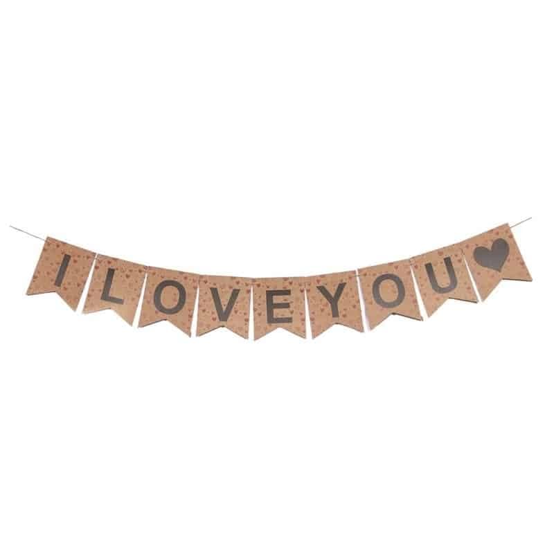 ریسه کاغذی i love you