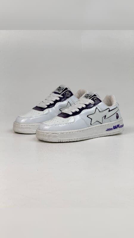 BAPE | بیپ سفید بنفش