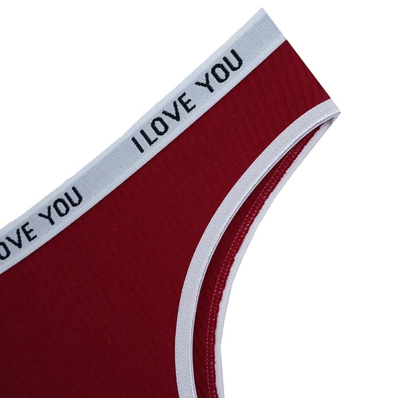 شورت زنانه بکلس کبریتی طرح I Love You فری سایز — تصویر ۷