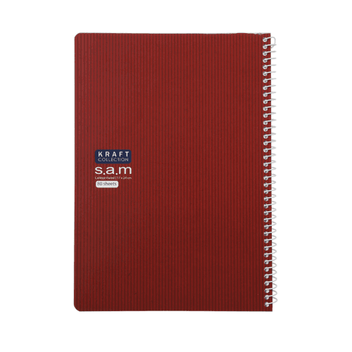 دفتر 80 برگ s.a.m سیمی کلاسیک-B طرح5