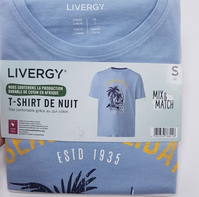 تیشرت مردانه لیورجی آلمان 3-۴۰۹۹۸۳ Livergy — تصویر ۴