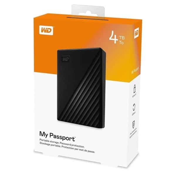 هارد 4 ترابایت اکسترنال وسترن دیجیتال مدل HDD WD My Passport Portable 4TB (استوک.100درصد) — تصویر ۳
