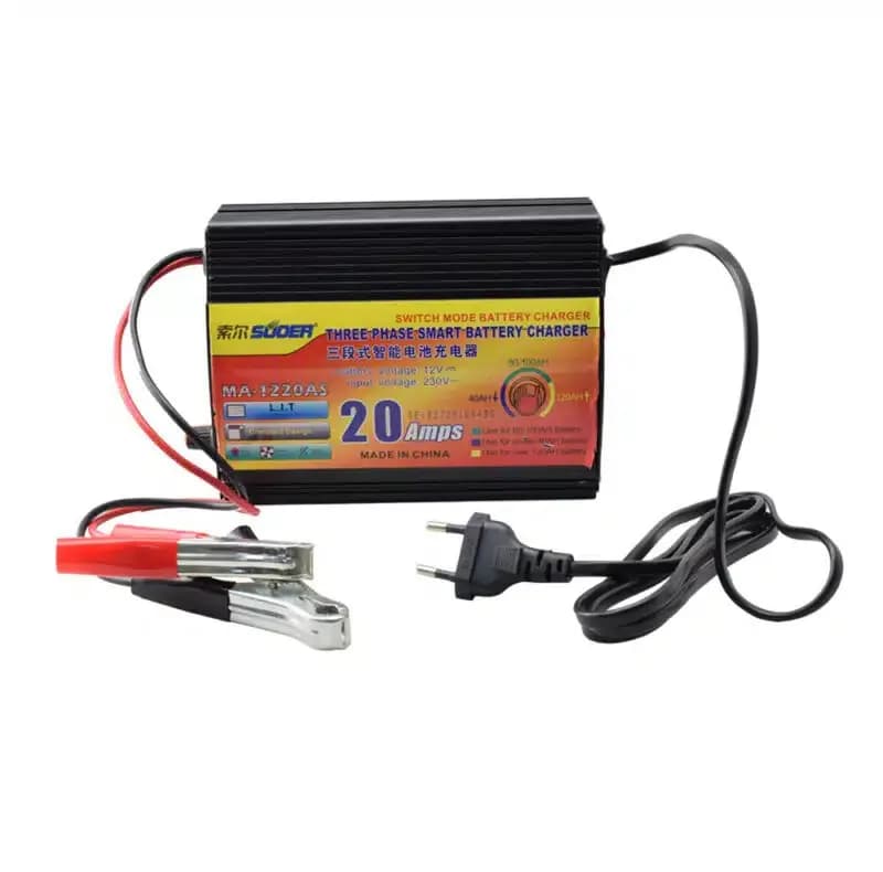 شارژر باتری 12 ولت 20 آمپر سوئر مدل MA-1220AS-PRO