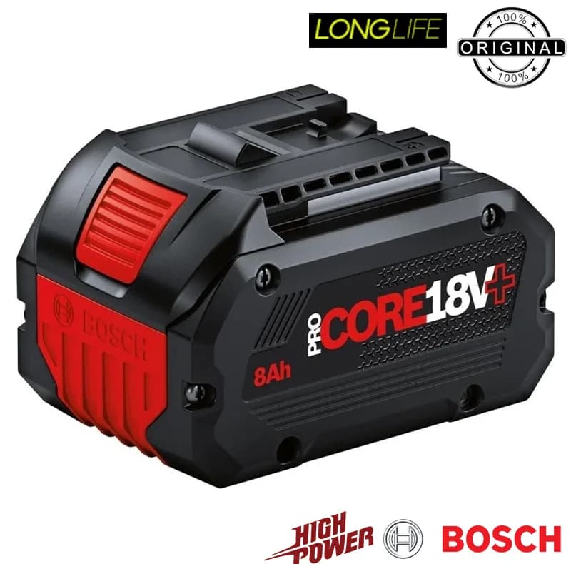 باتری لیتیومی 18 ولت 8 آمپر ساعت بوش مدل PRO CORE 18V+8.0 Ah — تصویر ۲