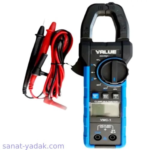 مولتی متر والو(VALUE) کلمپی مدل VMC-1 سلکتور مسی