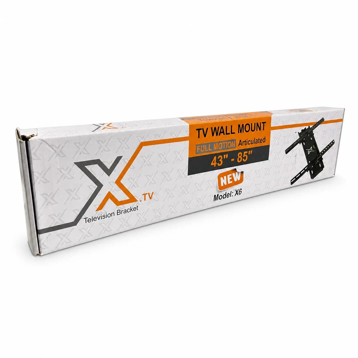 پایه دیواری دوبازو تلویزیون ایکس ویژن مدل X6 مناسب 43 تا 85 اینچ — تصویر ۵