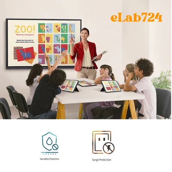 نمایشگر لمسی 75 اینچ سامسونگ مدل LH75WAF اندروید ۱۴ — تصویر ۶