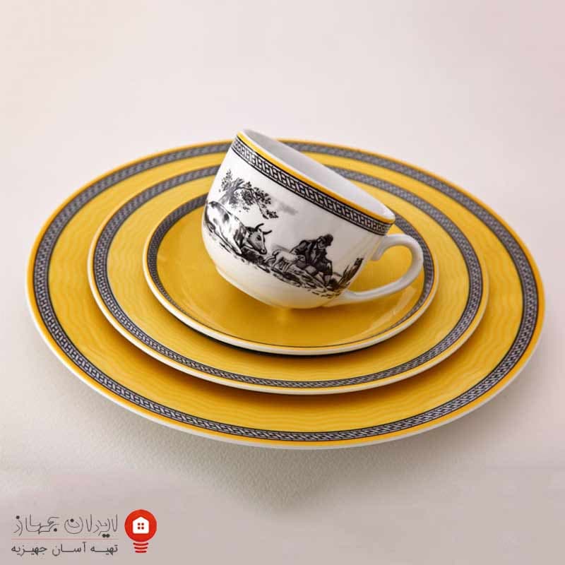 سرویس چینی ویلیچ سری ایتالیا اف 102 پارچه ۱۲ نفره — تصویر ۵