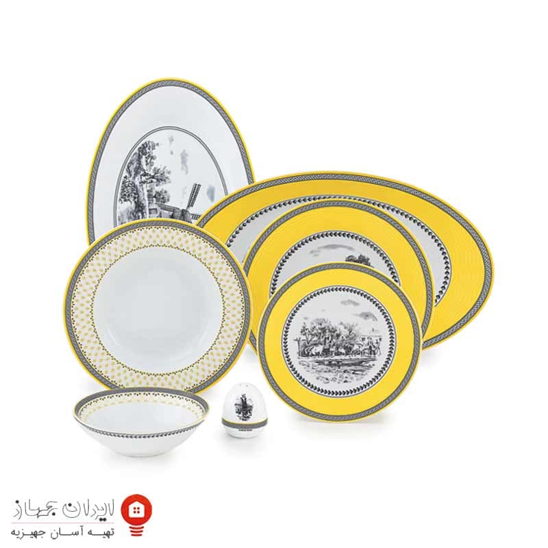 سرویس چینی ویلیچ سری ایتالیا اف 102 پارچه ۱۲ نفره — تصویر ۲