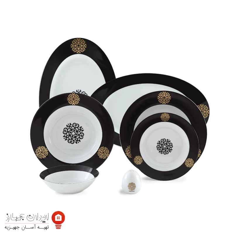 سرویس چینی مدالیون سری ایتالیا اف 102 پارچه ۱۲ نفره — تصویر ۲