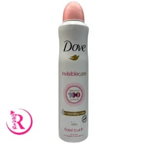 اسپری ضد تعریق (انگلیسی) داو Dove مدل invisible care رایحه ملایم tested on 100 colours حجم 250 میل