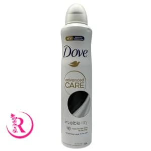 اسپری ضد تعریق (انگلیسی) داو Dove مدل invisible dry رایحه ملایم advanced care حجم 250 میل