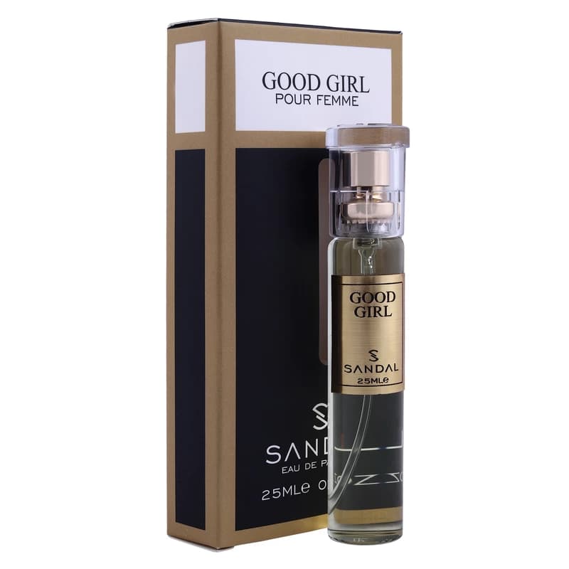 عطر جیبی زنانه صندل مدل گود گرل حجم ۲۵ میلی لیتر