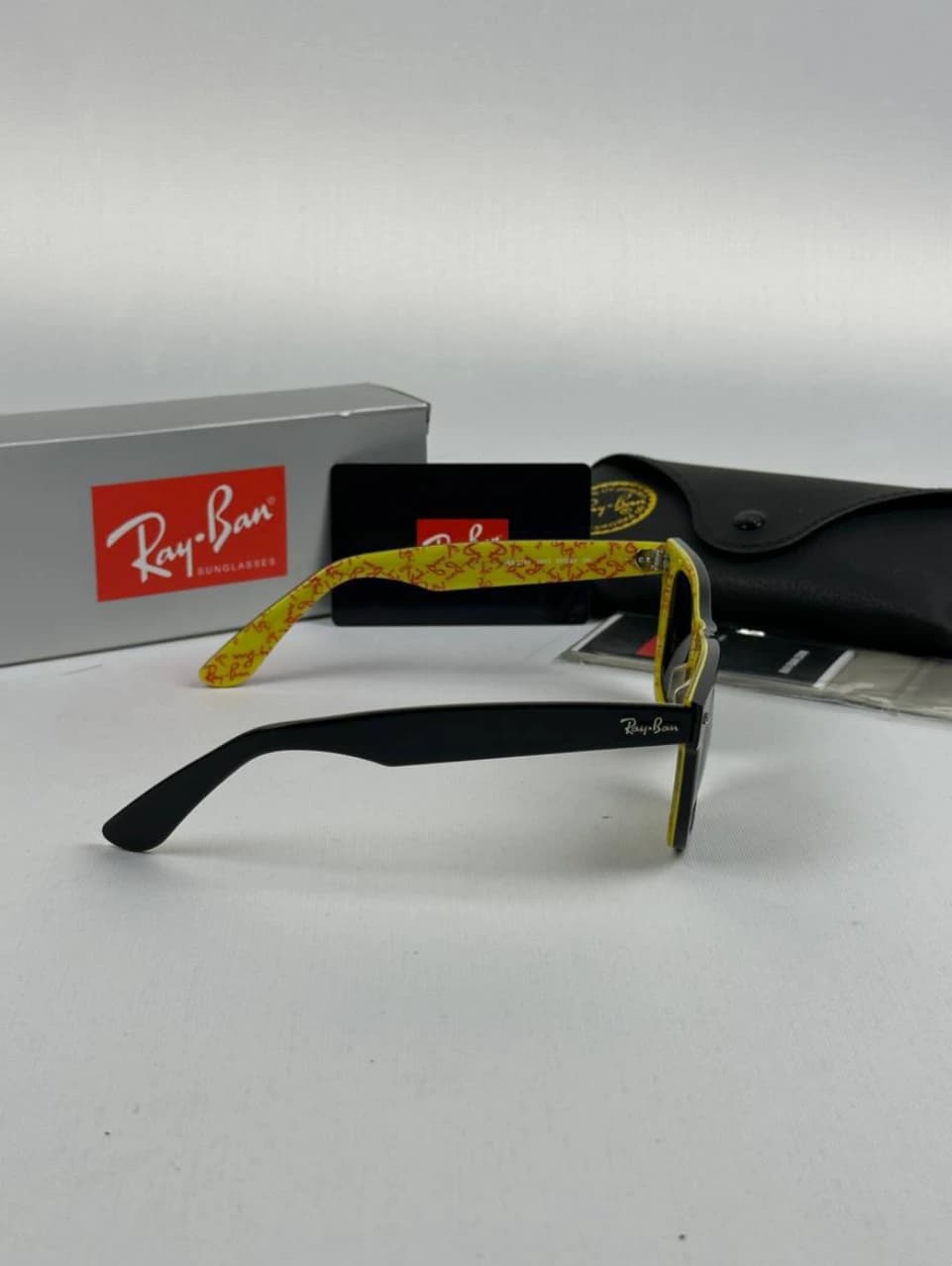 عینک مشکی زردrayban rb-2140 — تصویر ۲