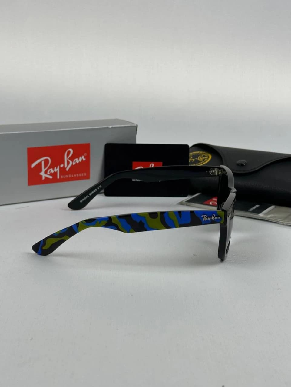 عینک مشکی لجنی rayban rb-2140 — تصویر ۲