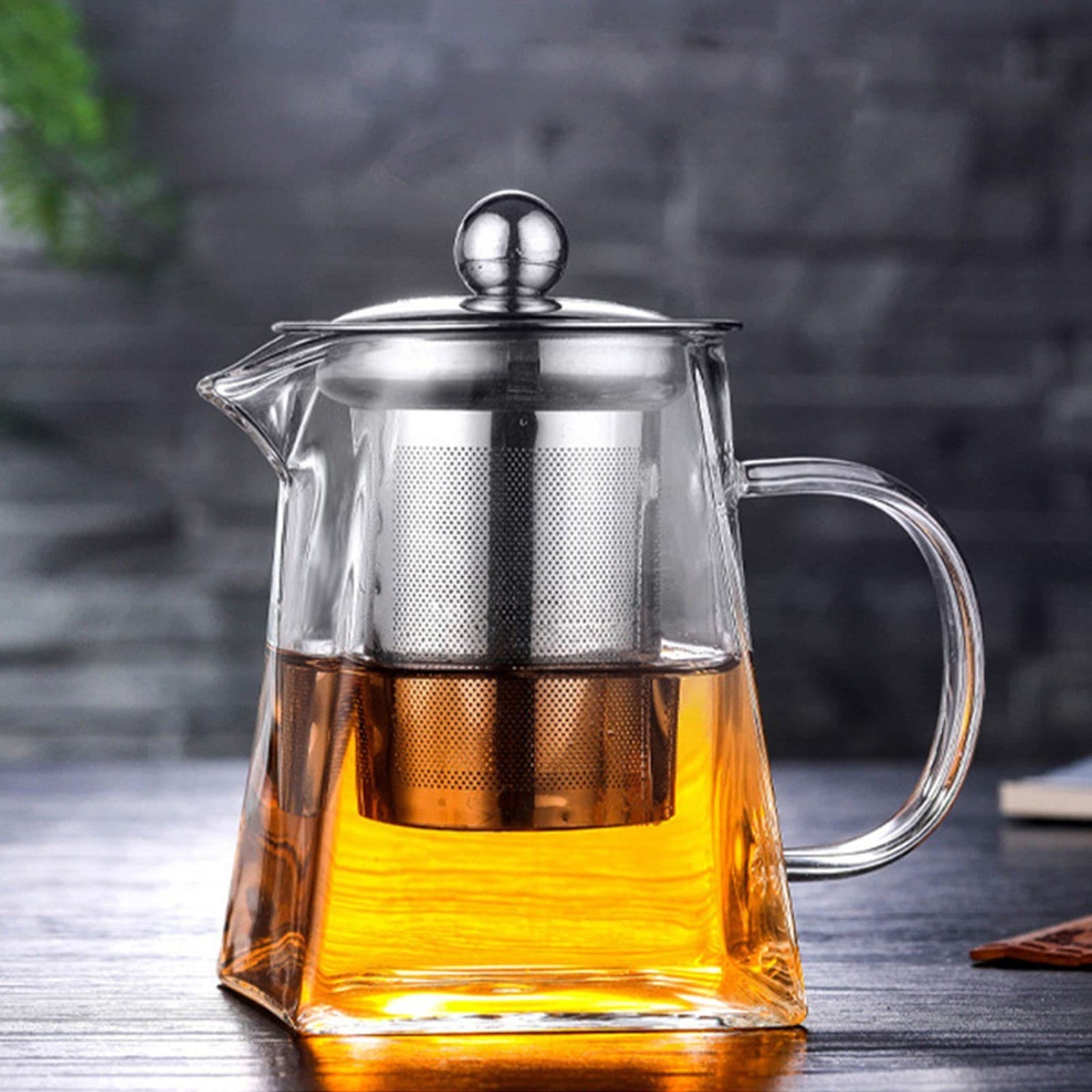 قوری شیشه ای پیرکس 550میل وارداتی — تصویر ۲
