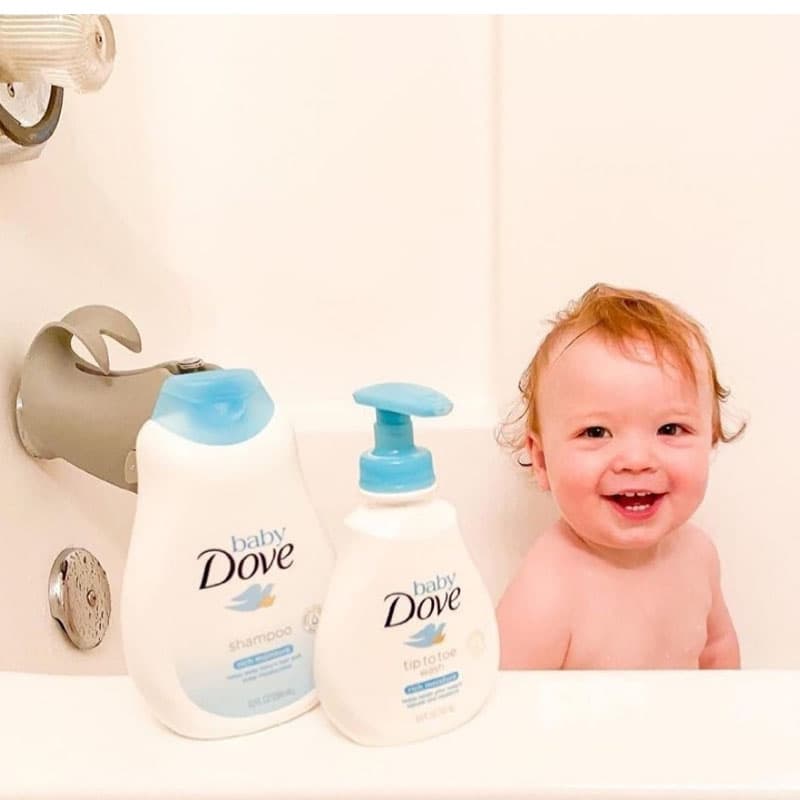 شامپو سر و بدن کودک 200 میل پمپی داو Dove — تصویر ۴