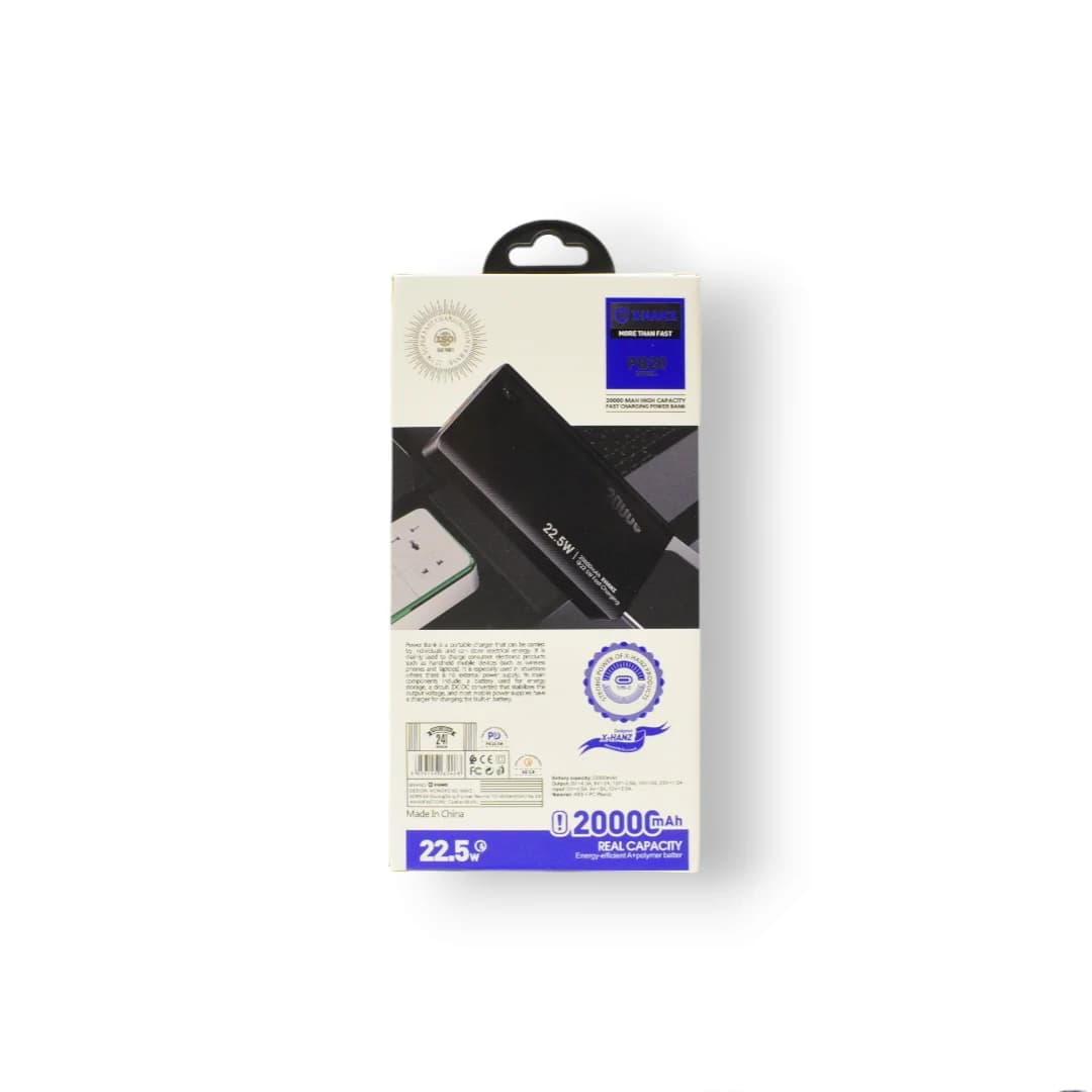 پاوربانک 20000 هزار 22.5 وات ایکس هنز X-Hanz Power Bank 20,000 (22.5W) — تصویر ۲