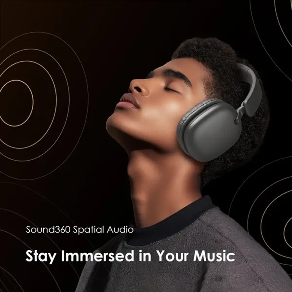 هدفون رو گوشی بی سیم اورایمو مدل Oraimo BoomPop Lite — تصویر ۴