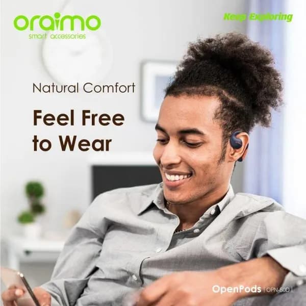 هندزفری بلوتوث اورایمو مدل Oraimo OpenPods — تصویر ۲