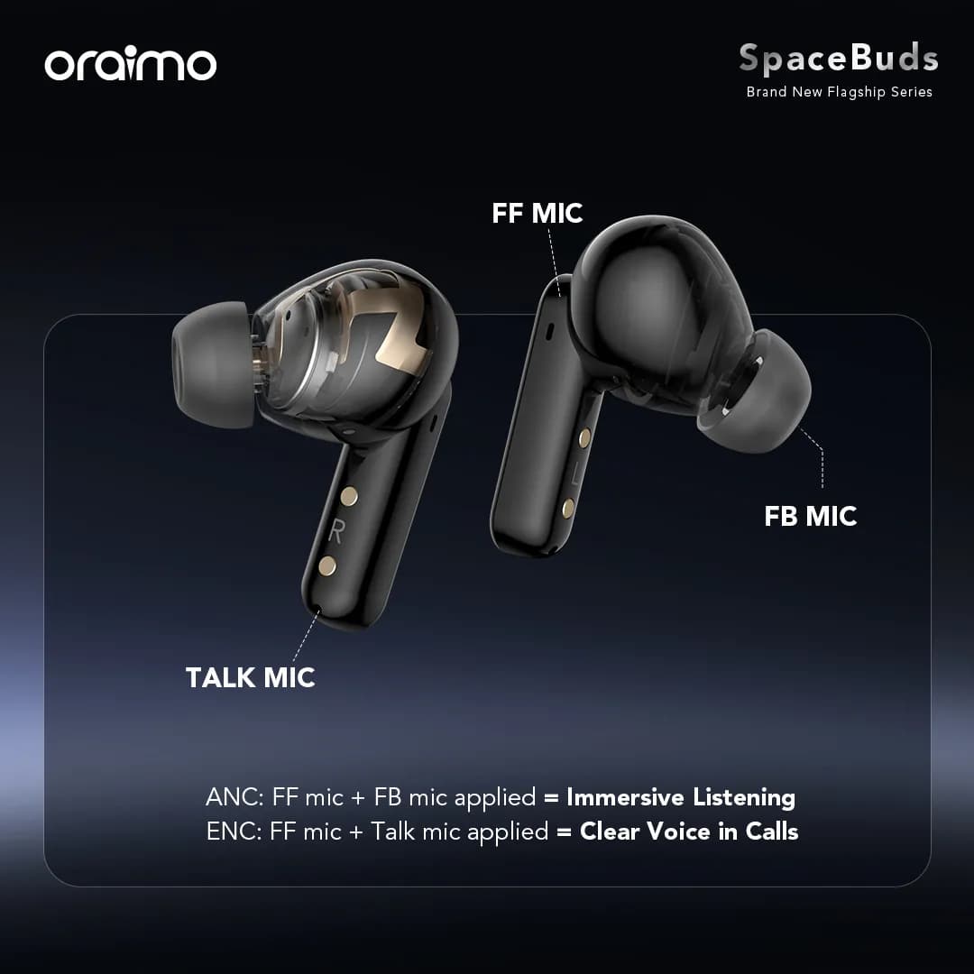 هندزفری اورایمو مدل Oraimo Space buds — تصویر ۵