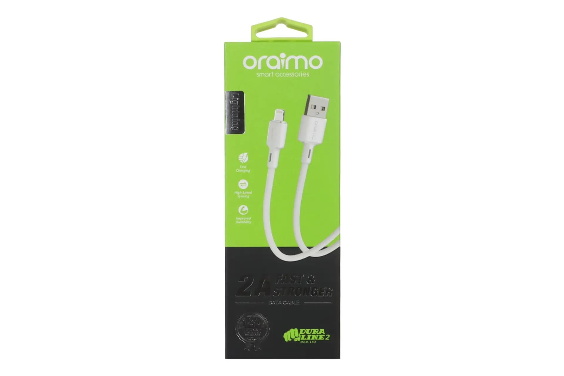 کابل شارژ اورایمو Type-A به Lightning با طول 1 متر مدل Oraimo OCD-L53 — تصویر ۲
