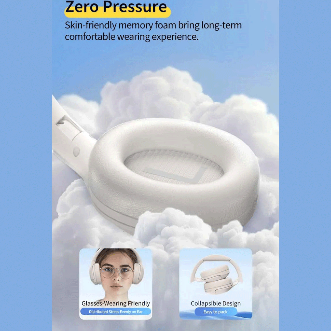 هدفون بی سیم کیو سی وای H3 Lite ا QCY H3 Lite Wireless headphone — تصویر ۶