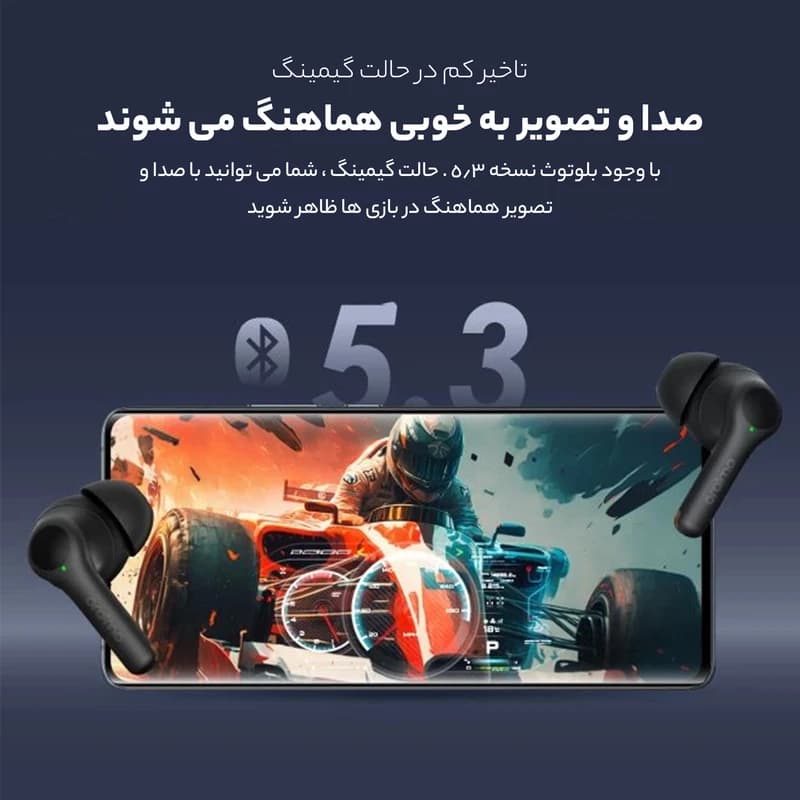 هندزفری بلوتوث ENC اورایمو مدل Oraimo Freepods 3c — تصویر ۴