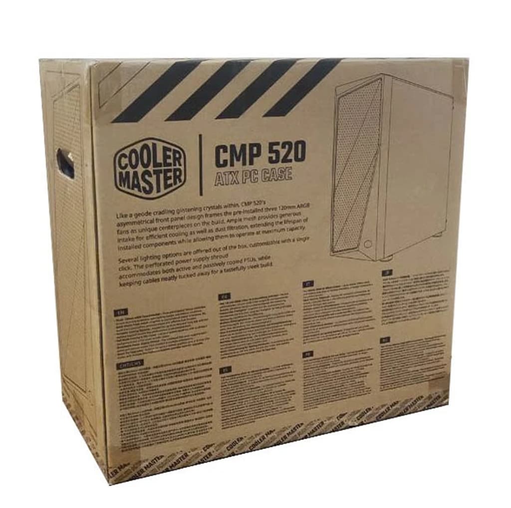 کیس کامپیوتر کولر مستر مدل COOLER MASTER CMP 520 رنگ مشکی — تصویر ۶