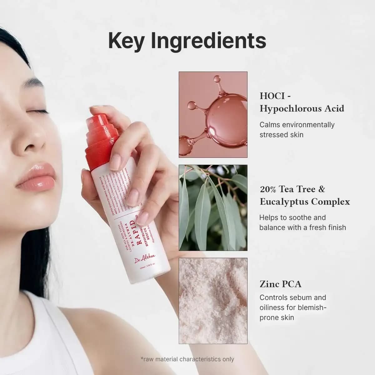 اسپری میست هیپوکلروس اسید دکتر آلتیا ۱۰۰ میل Dr Althea Rapid Rescue Mist — تصویر ۲