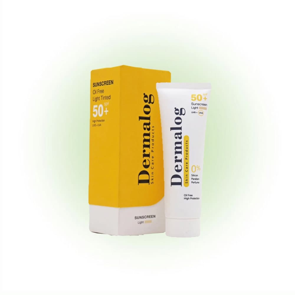 کرم ضد آفتاب رنگی پوست چرب SPF50 درمالوگ 50 میلی لیتر