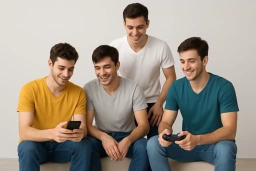 تیشرت نخ پنبه راحتی مردانه یقه هفت پنبه