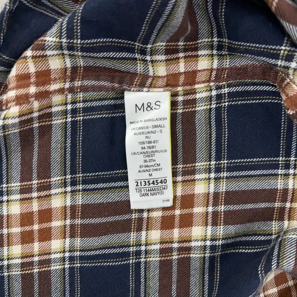 پیراهن کتان استوک M&S (Marks & Spencer) سایز S/M — تصویر ۷