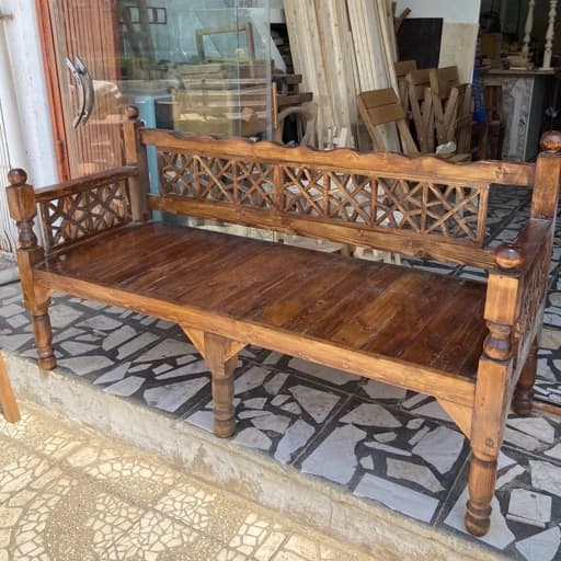 تخت سنتی سه نفره مبلمان فرنا مدل 1142536