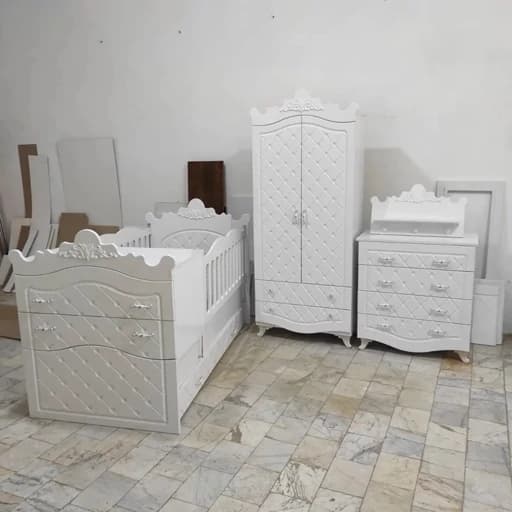 سرویس خواب کودک ونوجوان تمام ام دی اف F91 مبلمان فرنا مدل 1142533