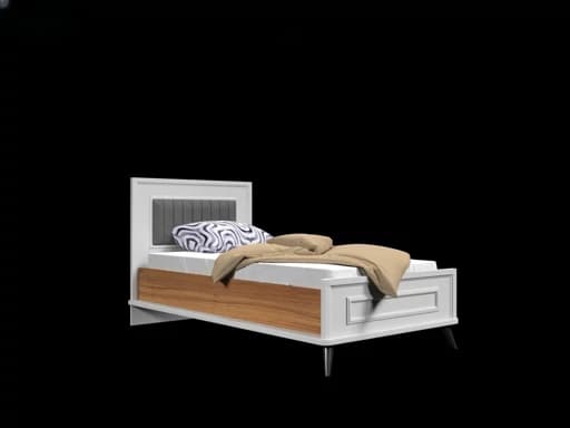تخت نوجوان کلاسیک مبلمان فرنا مدل 1142531