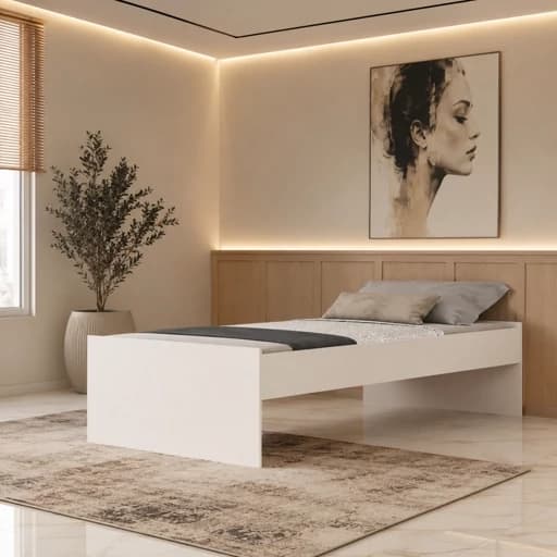 تخت خواب یکنفره مدل B40 سایز 200 در 90 سانتیمتر مبلمان فرنا مدل 1142503