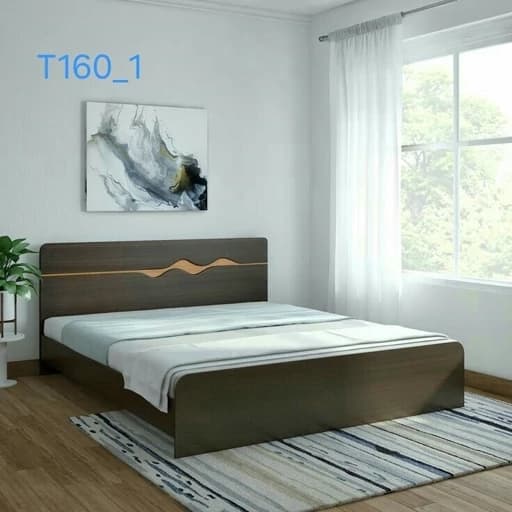تخت دو نفره T160.1 با کفه تخت مبلمان فرنا مدل 1142478