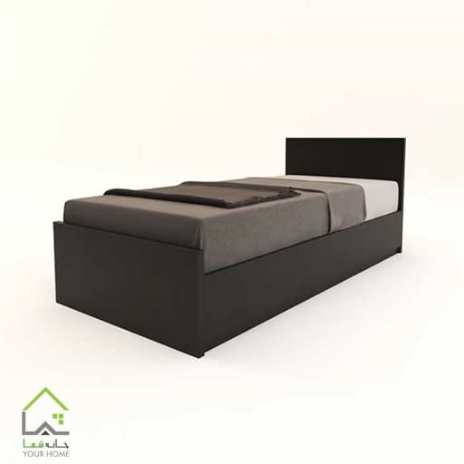 تختخواب یکنفره چوبی ژینوس مبلمان فرنا مدل 1142433
