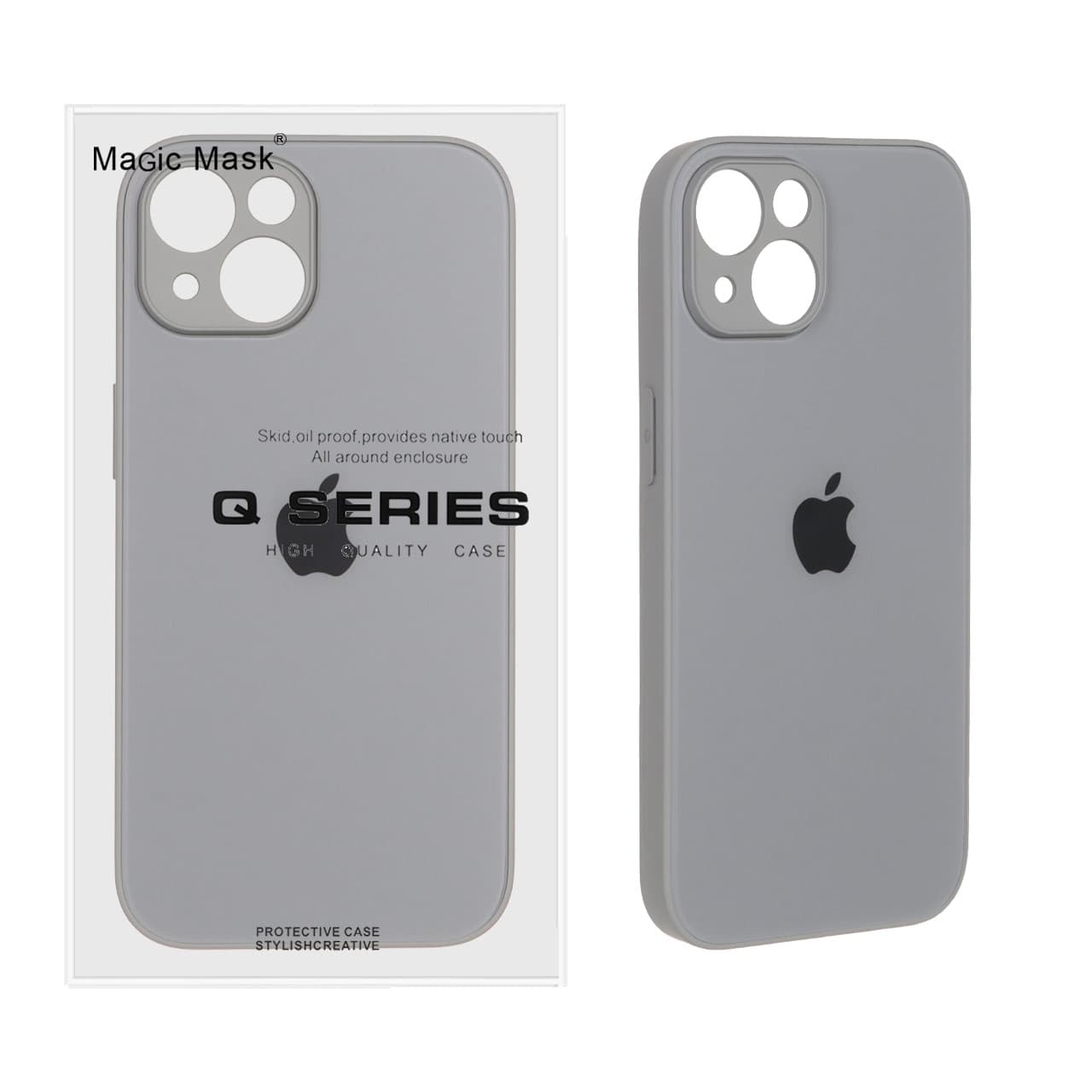 قاب اورجینال PVD ضدخش Magic Mask مدل Apple iPhone 15 – خاکستری (پک دار)