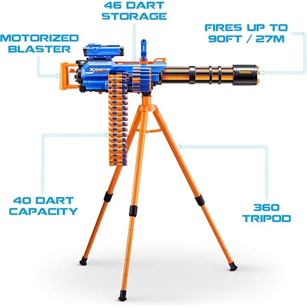 تفنگ ایکس شات X-Shot مدل Motorized Rage Fire — تصویر ۴