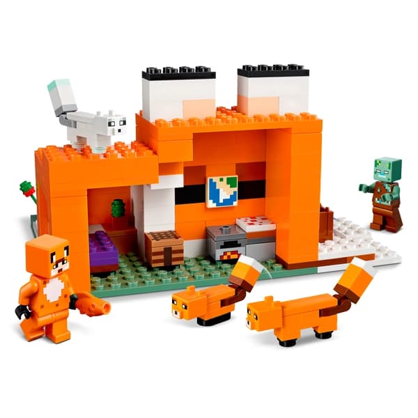لگو Minecraft مدل The Fox Lodge 21178 — تصویر ۲