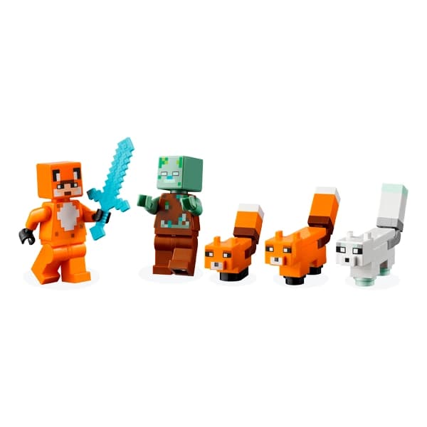 لگو Minecraft مدل The Fox Lodge 21178 — تصویر ۳