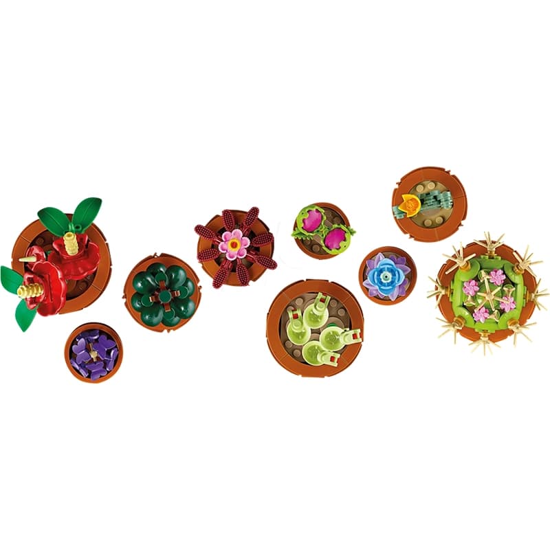 لگو آیکونز مدل گلدانهای کوچک Tiny Plants 10329 — تصویر ۲
