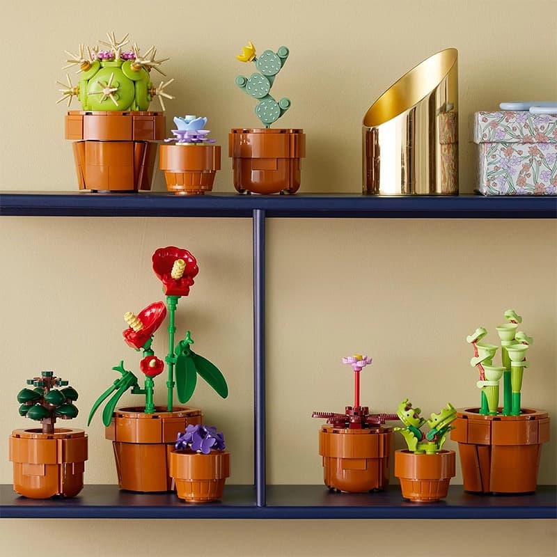 لگو آیکونز مدل گلدانهای کوچک Tiny Plants 10329 — تصویر ۳